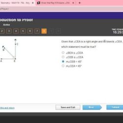 Given that eb bisects cea