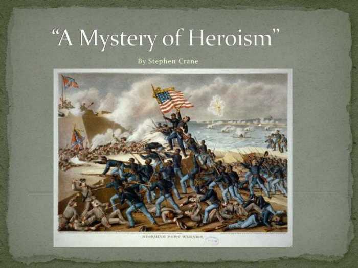 A mystery of heroism answers