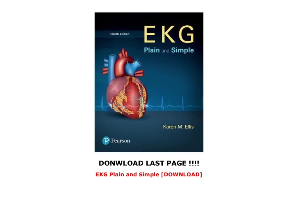 Ekg plain and simple 4th edition pdf