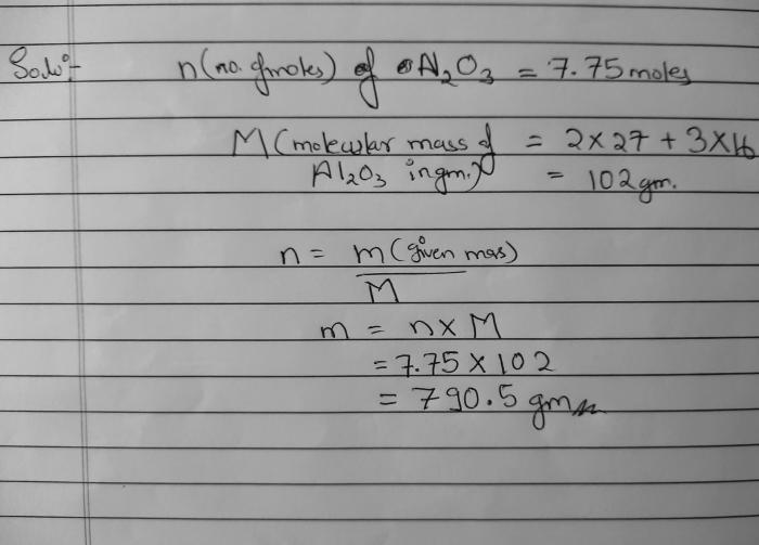 Molar mole moles atoms calculate molecular co2 masses amus