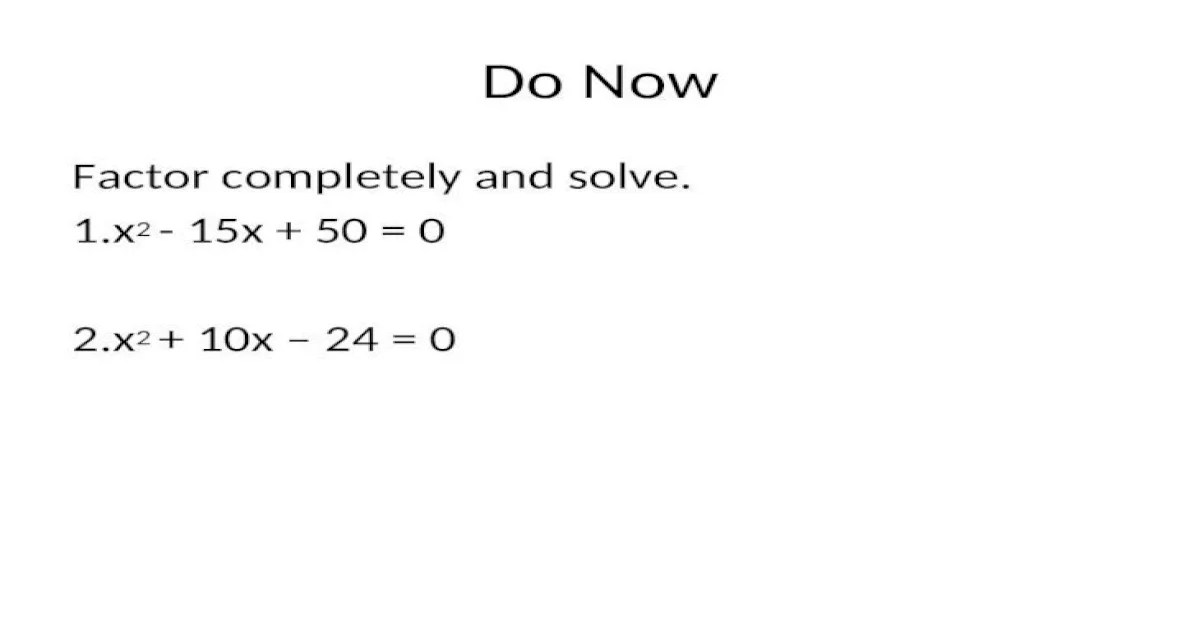 Solve x 2 10x 24 by completing the square